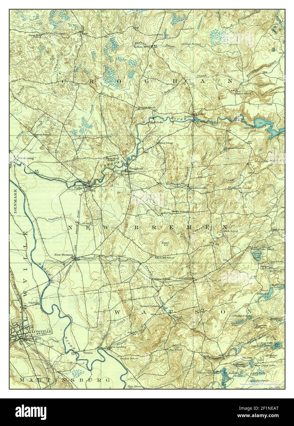 Lowville, New York, map 1913, 162500, United States of America by Timeless Maps, data U.S