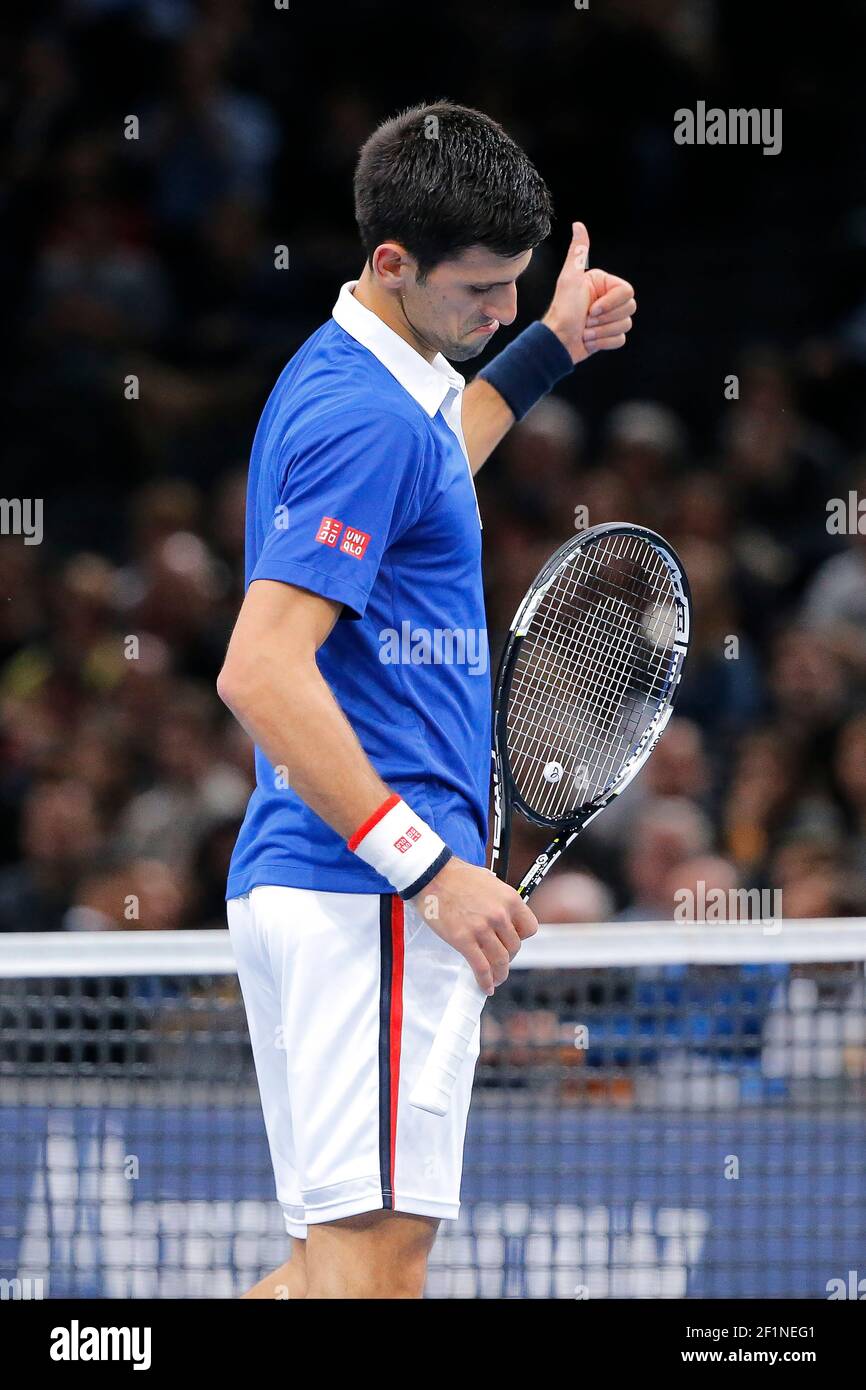 Novak DJOKOVIC (SRB) during the ATP World Tour Masters 1000 indoor tennis  tournament, BNP Paribas Masters