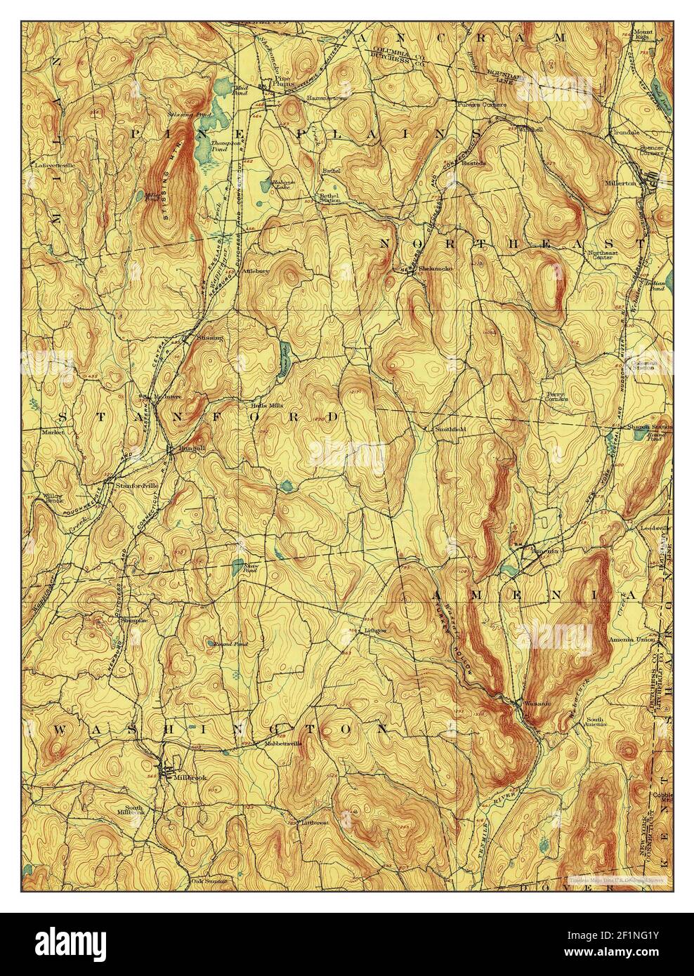 Millbrook, New York, map 1902, 162500, United States of America by