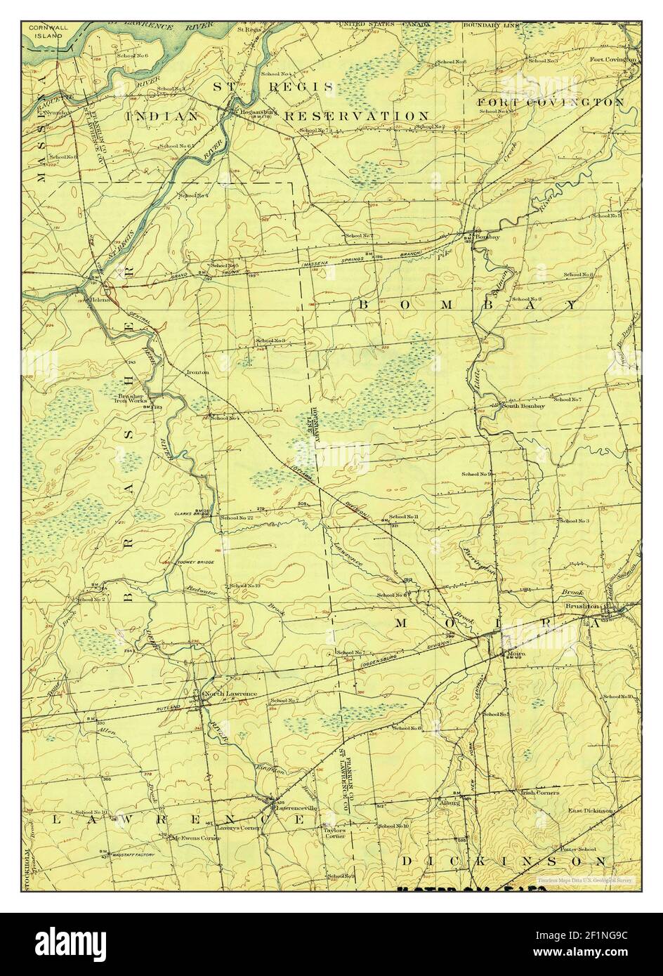 Moira new york map hires stock photography and images Alamy