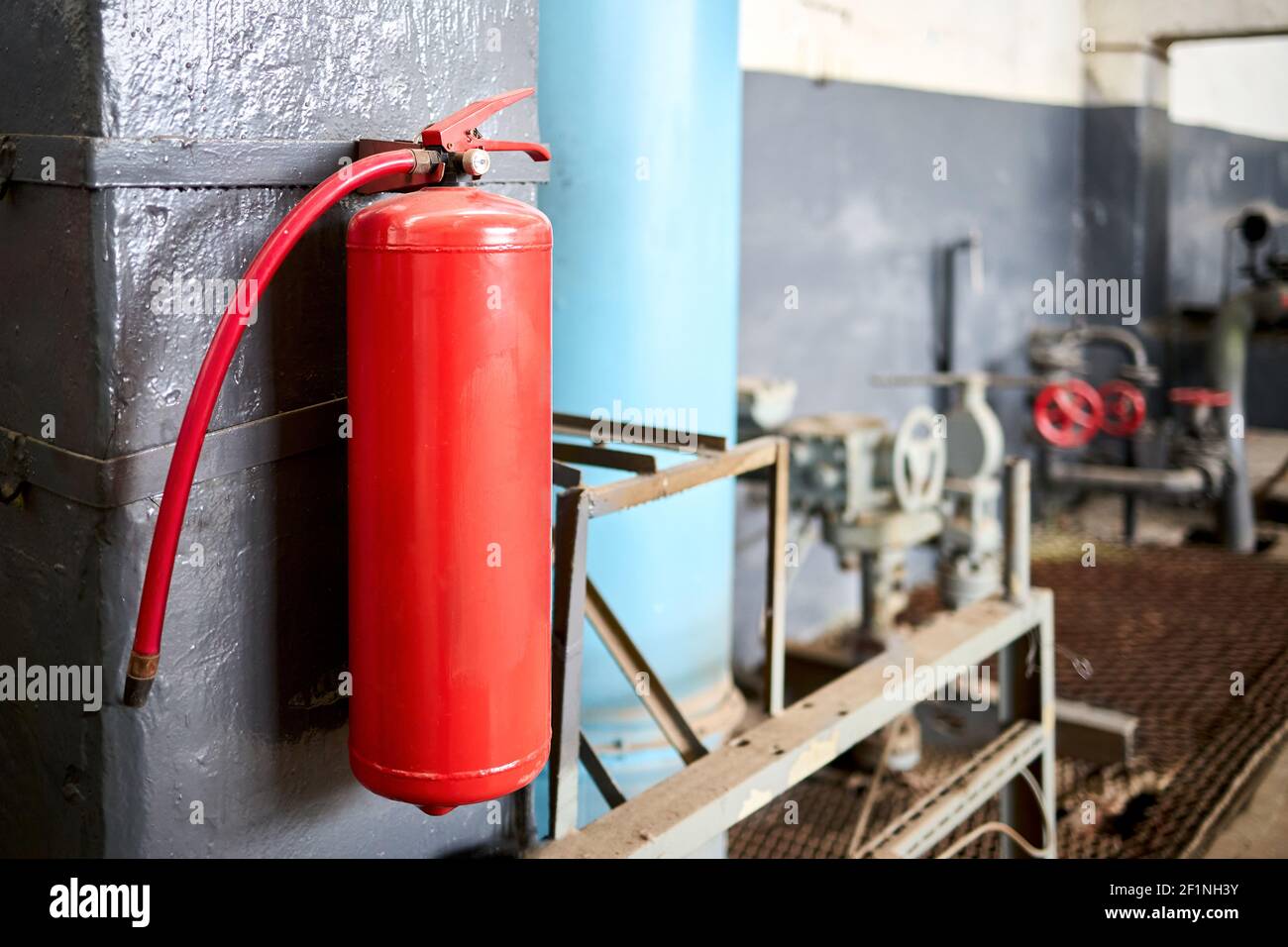 Fire extinguisher equipment in factory for fire protection system
