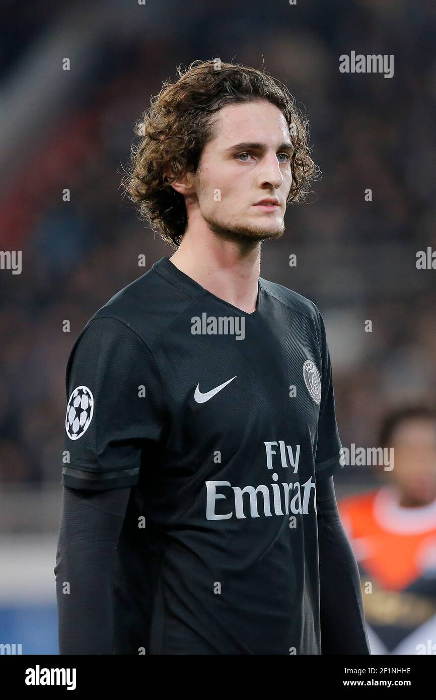 Adrien Rabiot (psg) during the UEFA Champions League Group A match Paris  Saint Germain (PSG) against Shakhtar Donetsk on December 8, 2015, at the  Parc des Princes Stadium in Paris, France -, image size:866x1390