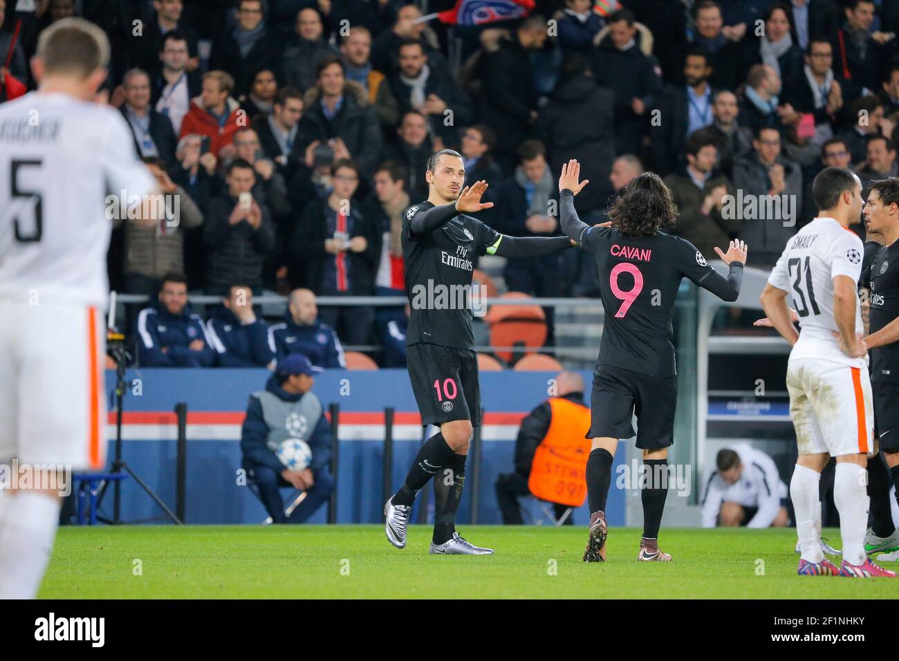 Goal Grégory VAN DER WIEL (12') / Paris Saint-Germain - Stade de Reims  (4-1)/ 2015-16 