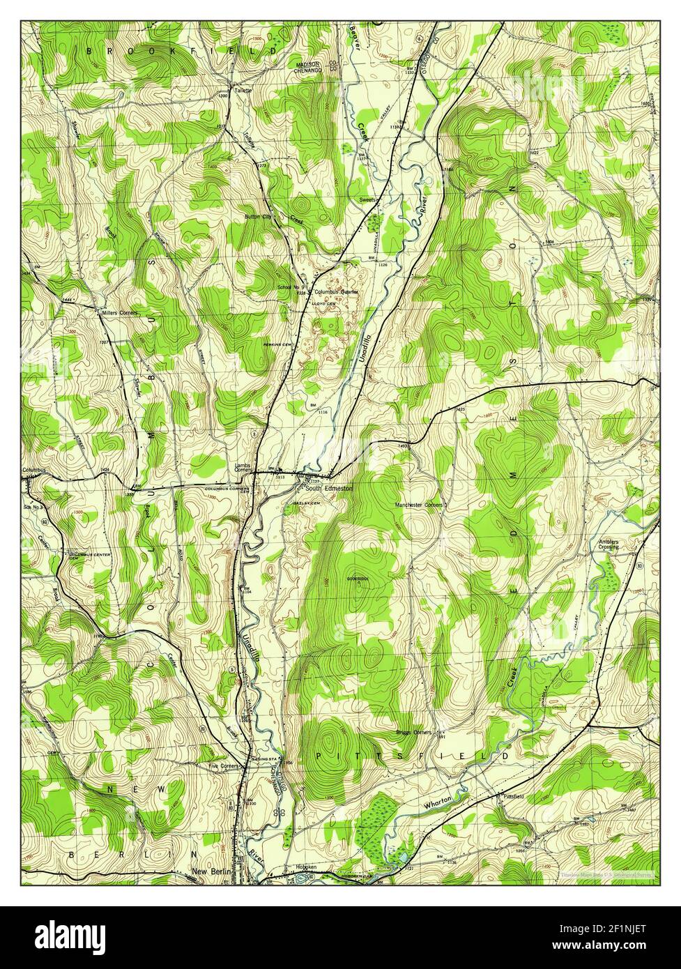 Map of berlin 1945 hi res stock - New Berlin North New York Map 1945 131680 United States Of America By Timeless Maps Data Us Geological Survey 2F1NJET