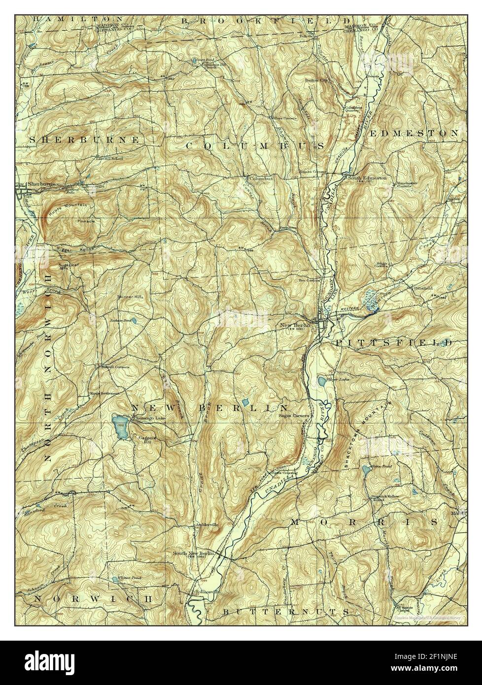New Berlin New York map 1912 - New Berlin New York Map 1912 162500 United States Of America By Timeless Maps Data Us Geological Survey 2F1NJNE