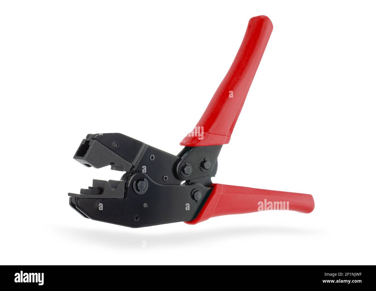 Tool for crimping electrical wires isolated. Profesional Stock Photo