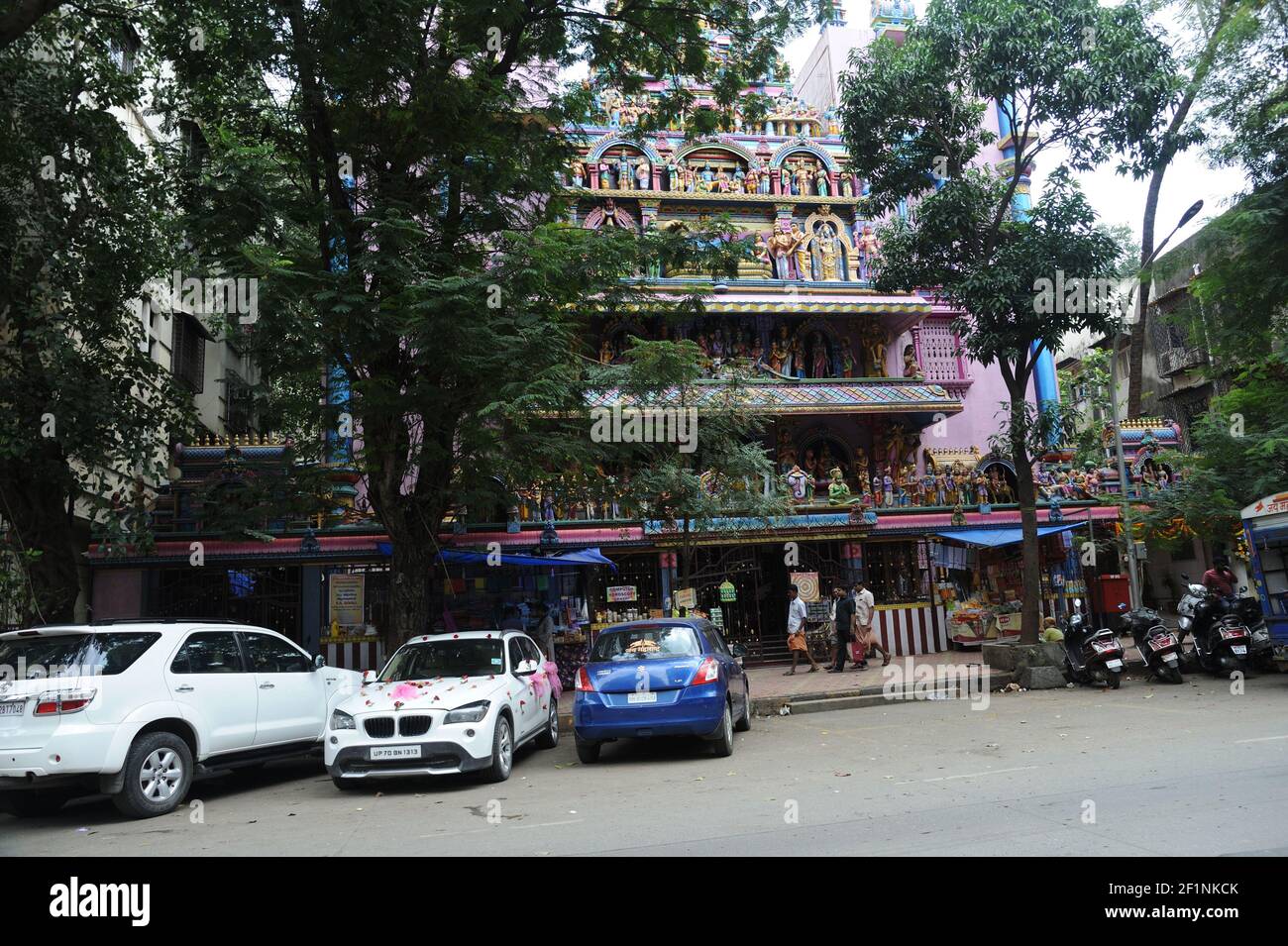 Place of worship Asthika Samaj Kochu Guruvayoor Sree Ram Mandir HinduTemple matunga Stock Photo