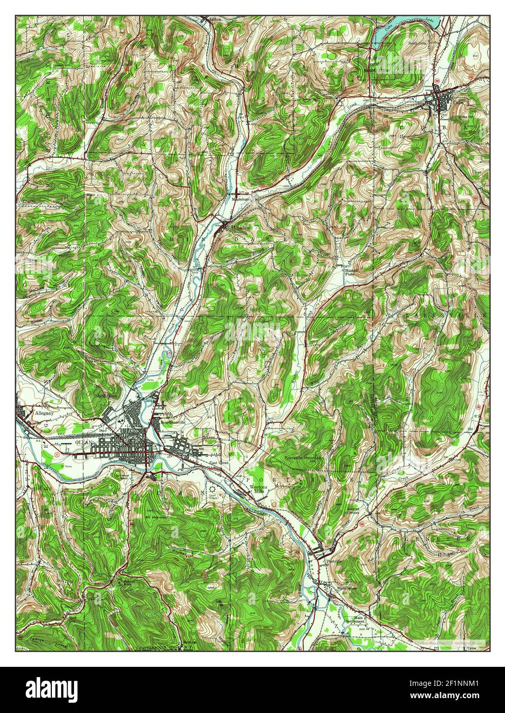 Olean new york map Cut Out Stock Images & Pictures Alamy