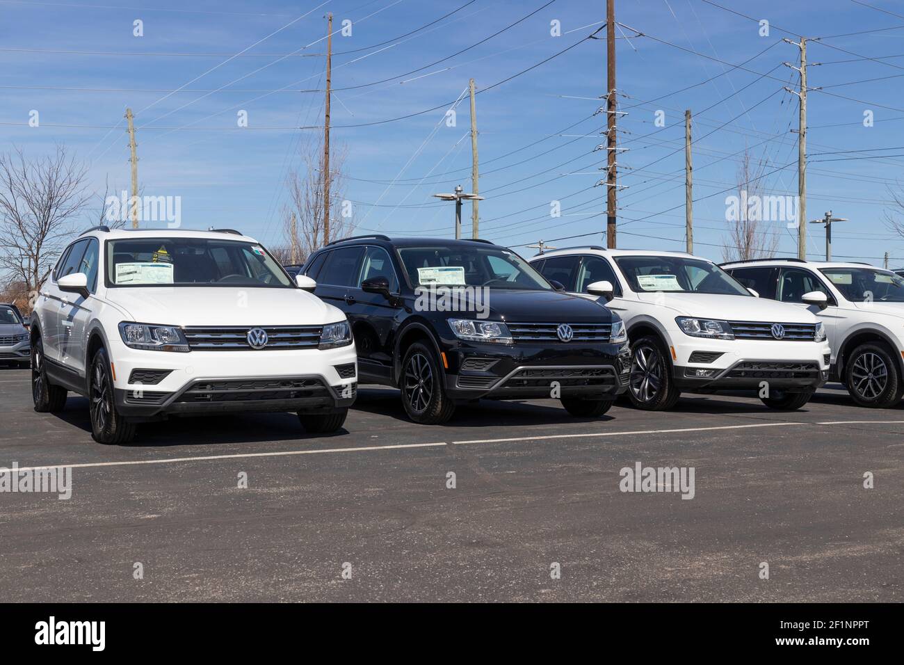 Indianapolis Circa March 2021 Volkswagen Cars and SUV Dealership. VW