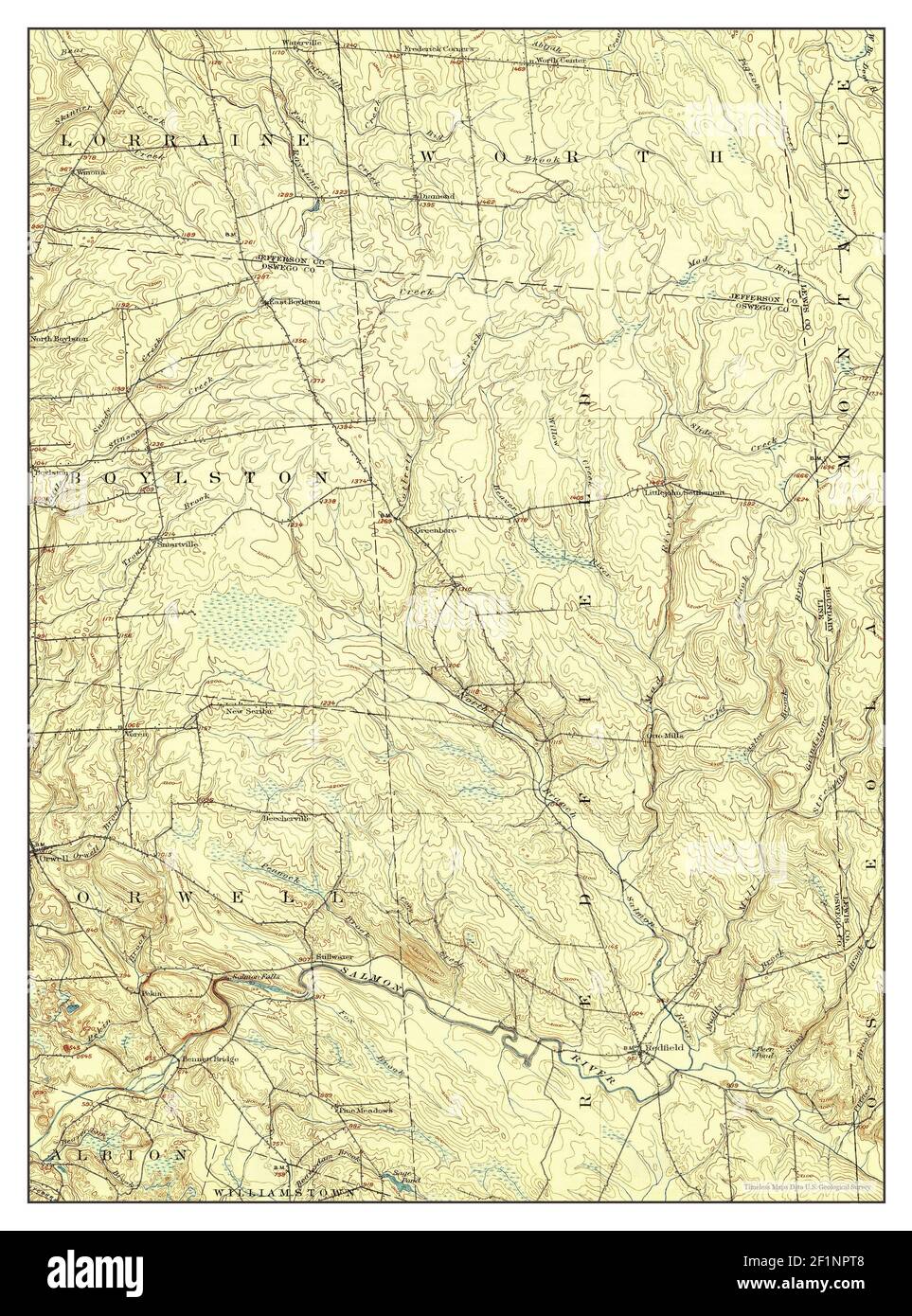 Orwell, New York, map 1905, 162500, United States of America by