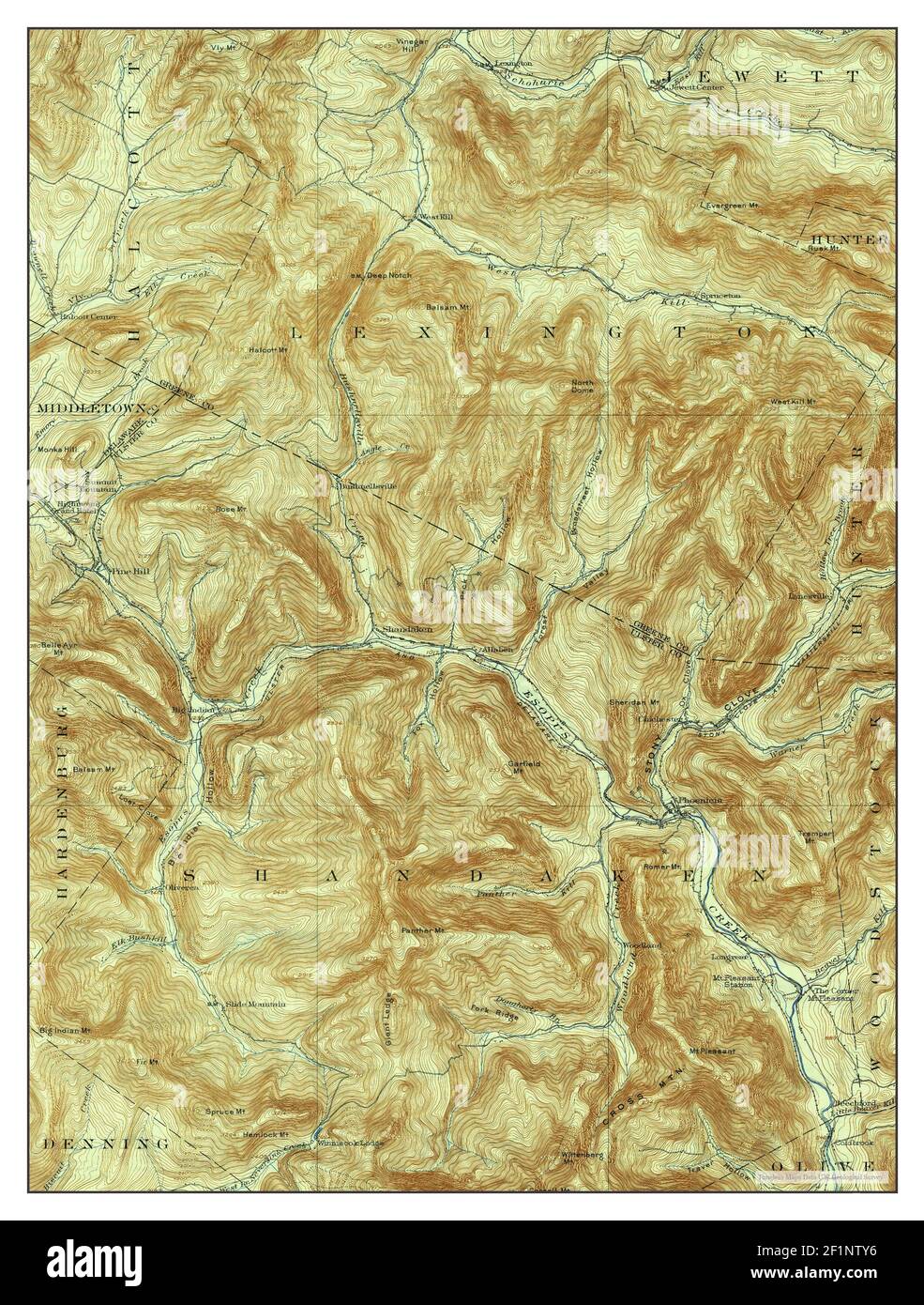 Phoenicia, New York, map 1903, 162500, United States of America by