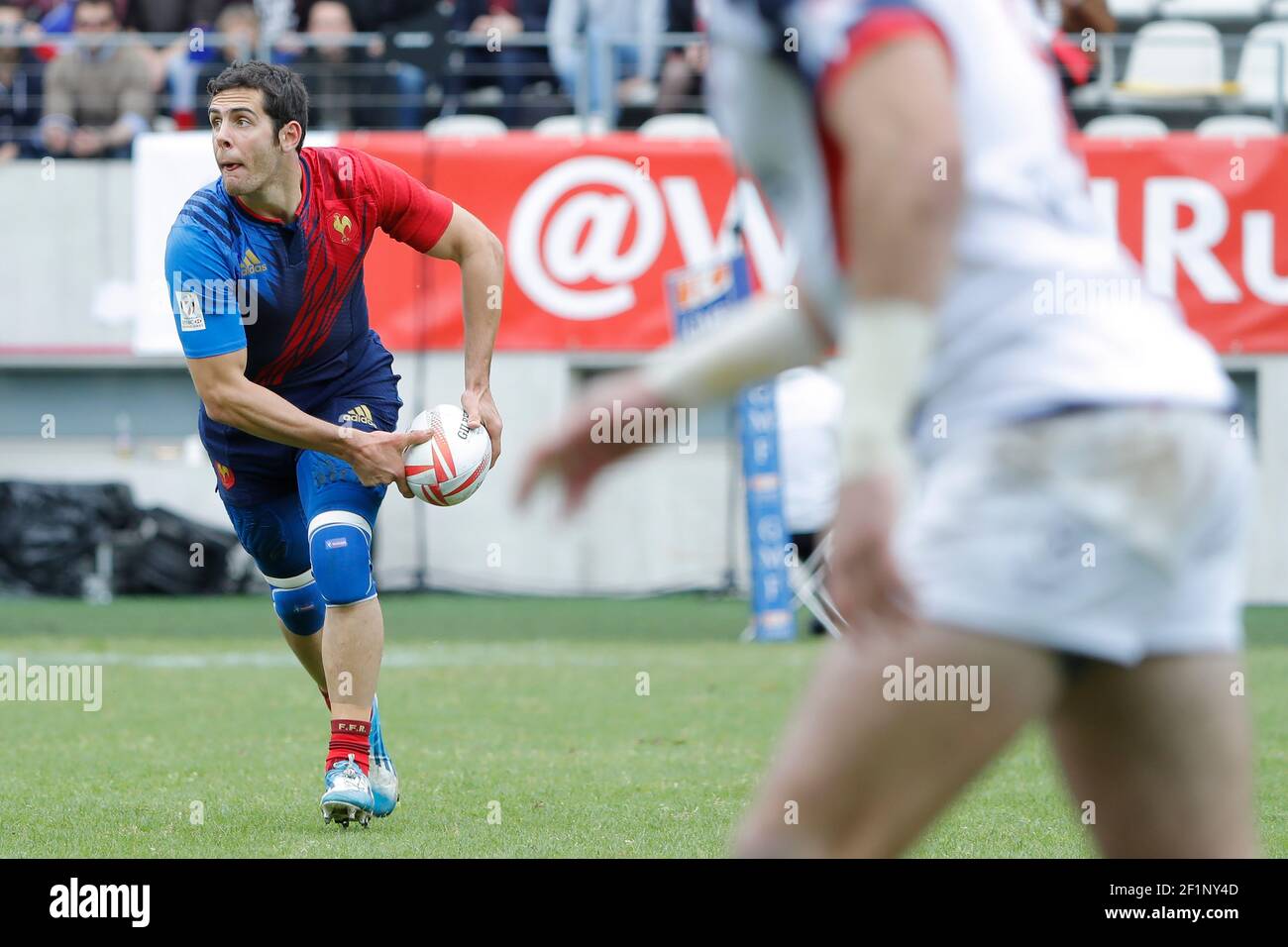 Manoel Dall Inga (FRA) during the HSBC Paris Sevens Rugby 7 match on May 14, 2016, France vs USA, at Jean Bouin stadium in Paris, France - Photo Stephane Allaman / DPPI Stock Photo