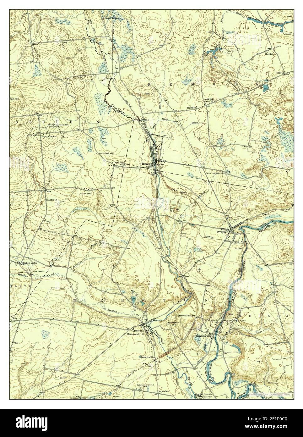 Remsen, New York, map 1946, 131680, United States of America by