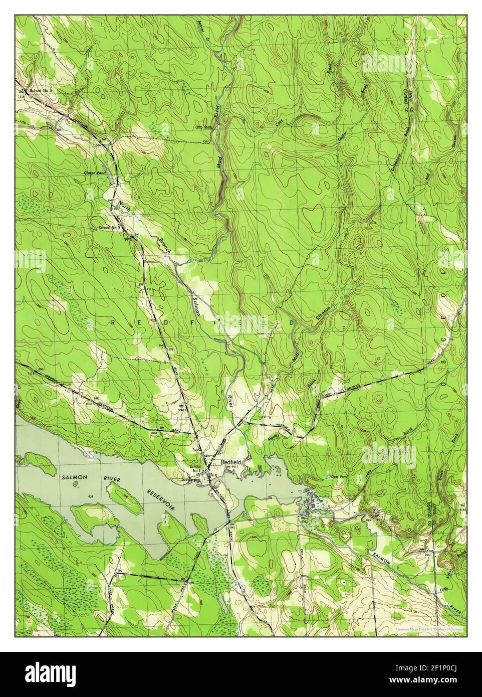 Map of redfield hires stock photography and images Alamy