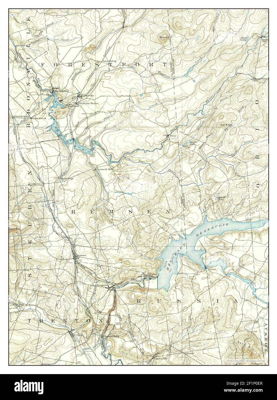 Remsen, New York, map 1897, 162500, United States of America by