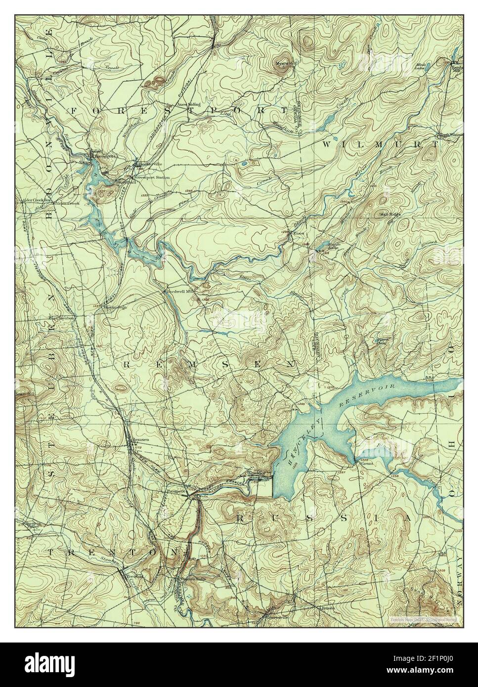 Remsen, New York, map 1900, 162500, United States of America by