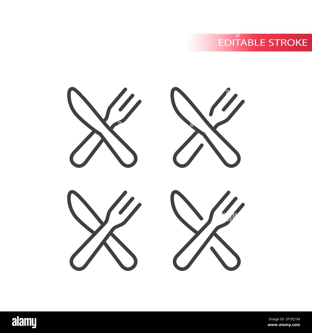 fork and knife crossed logo