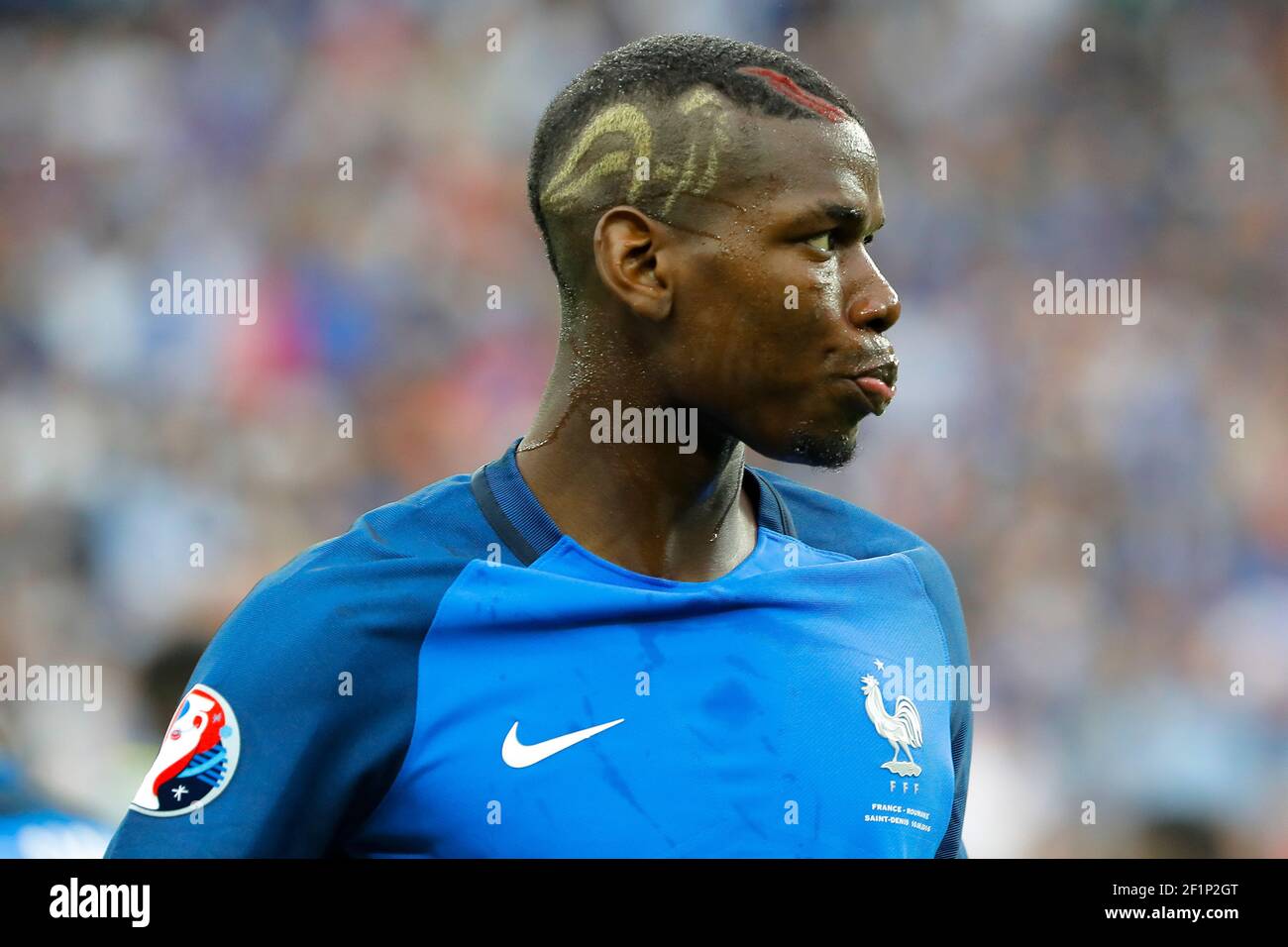 Paul Pogba (FRA) (Federation Francaise de Football (FFF)) during the UEFA  Euro 2016, Group A football match between France and Romania on June 10,  2016 at Stade de France in Saint-Denis, France -