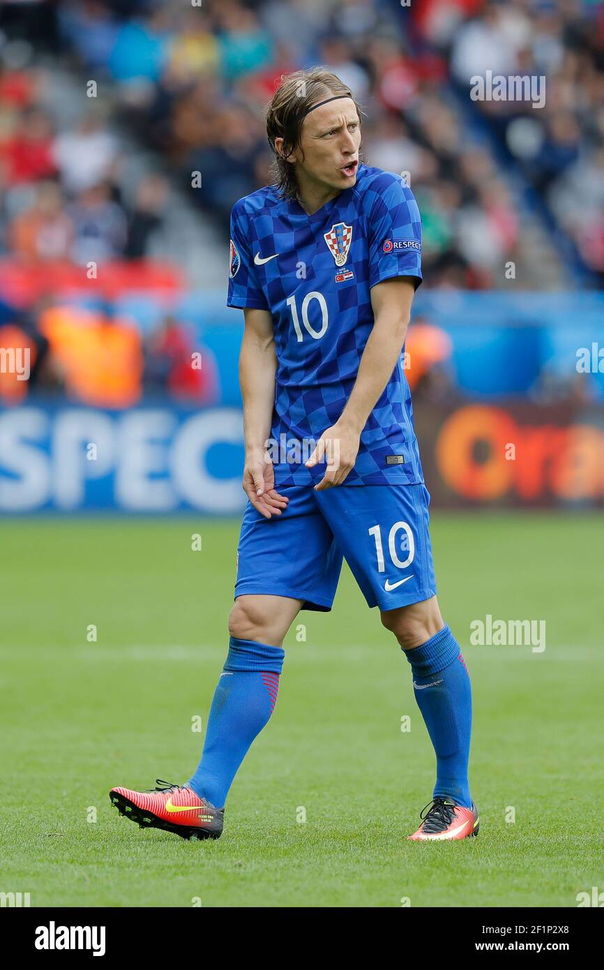 Luka Modric Cro During The Uefa Euro 16 Group D Football Match Between Turkey And Croatia