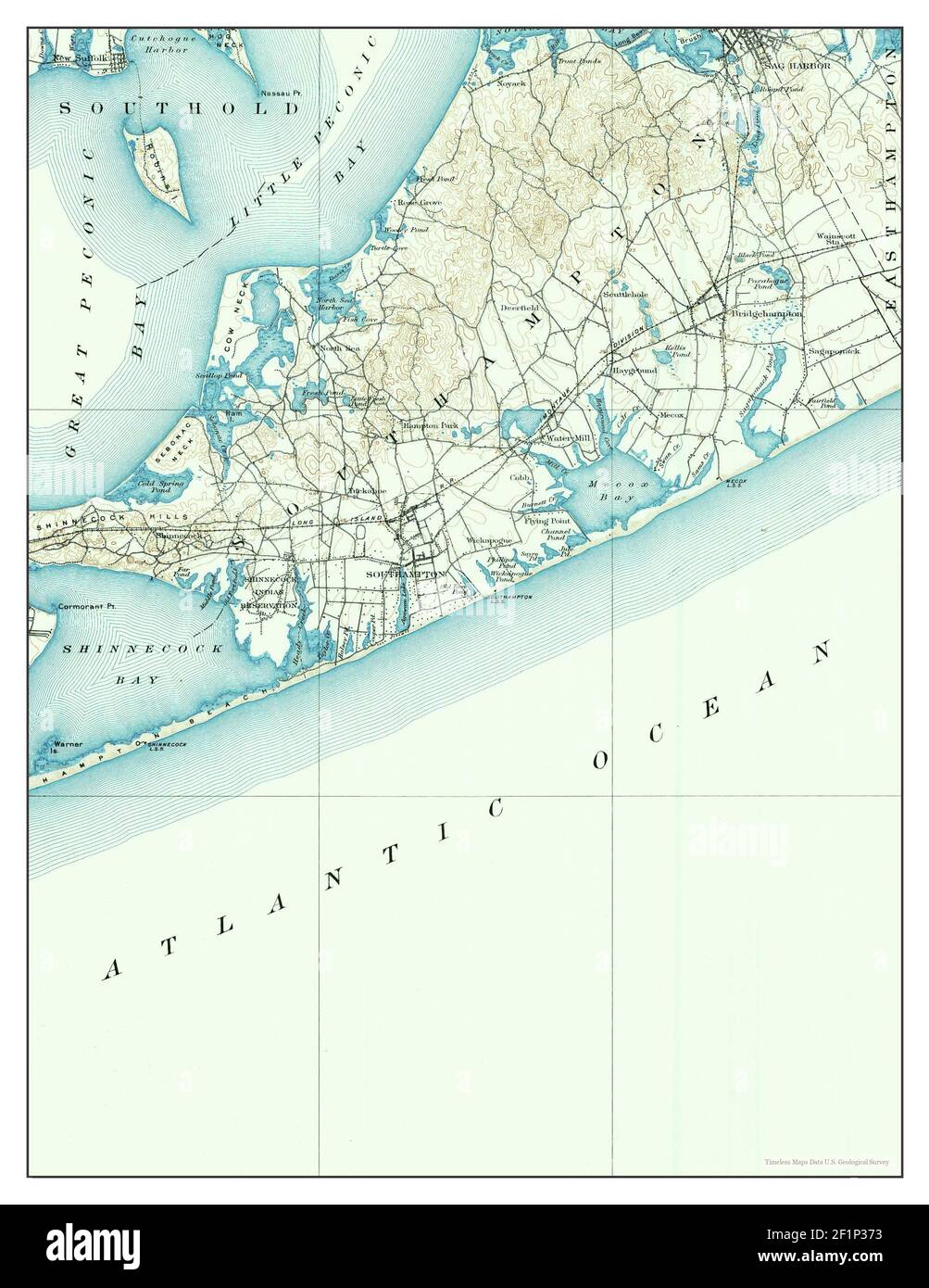 Map of sag harbor new york Cut Out Stock Images & Pictures Alamy