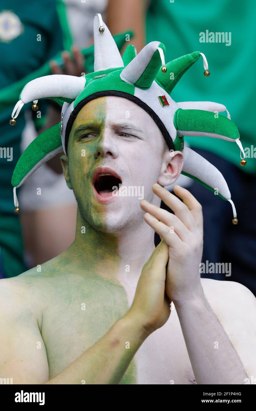 Football Supporter Stadium Euro 2016 High Resolution Stock Photography