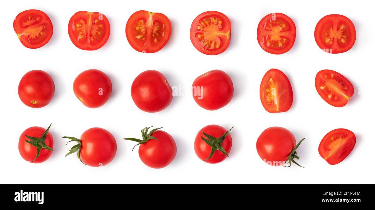 Fresh cherry tomatoes Stock Photo