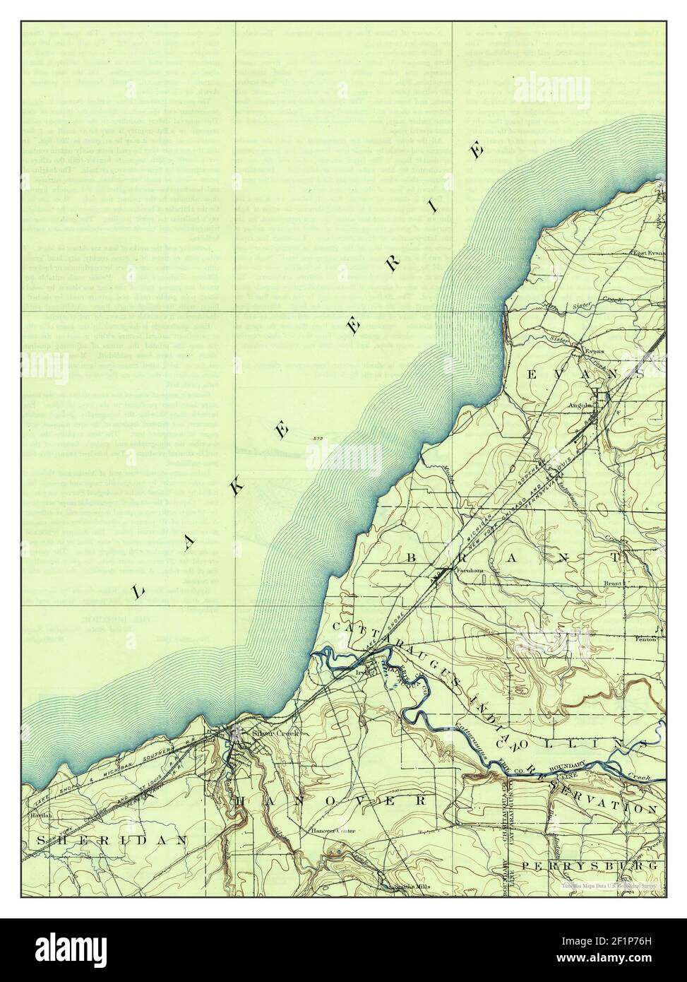 Silver Creek, New York, map 1899, 162500, United States of America by