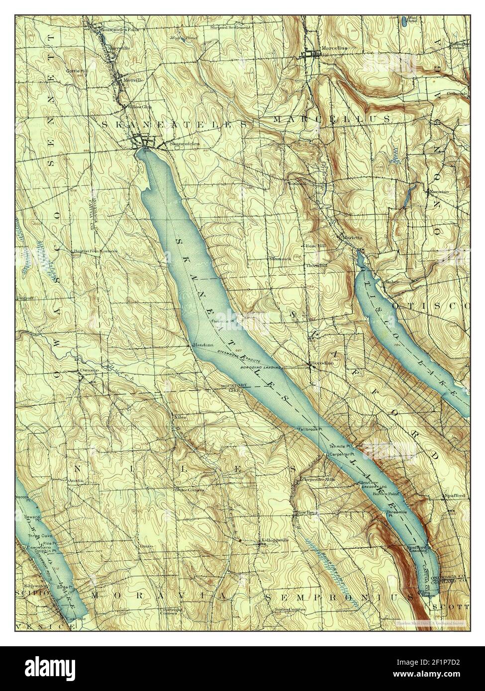 Skaneateles, New York, map 1902, 162500, United States of America by