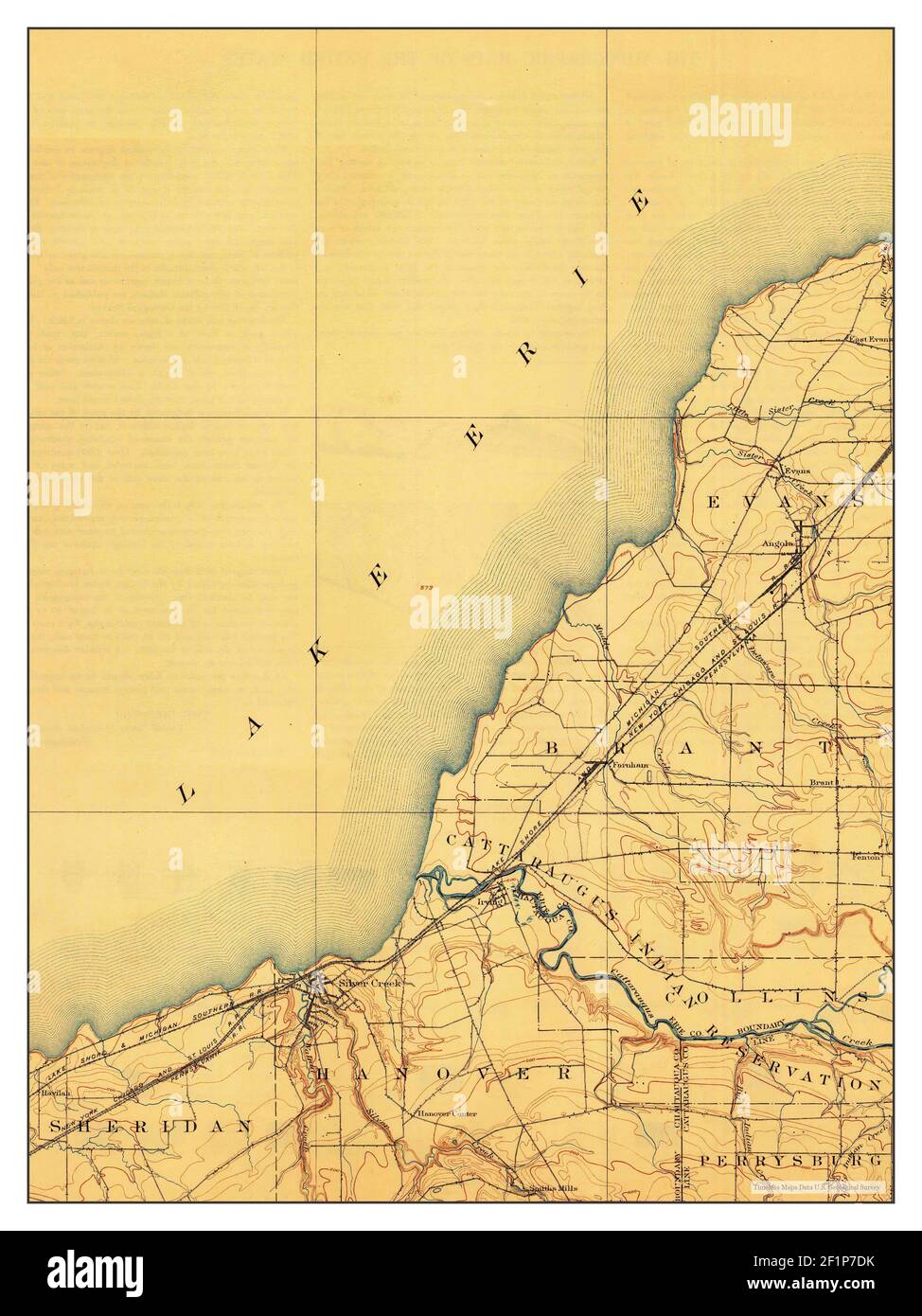 Map of silver creek new york hires stock photography and images Alamy