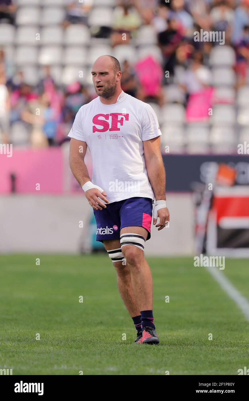 Antoine Burban playing for Stade Français Paris