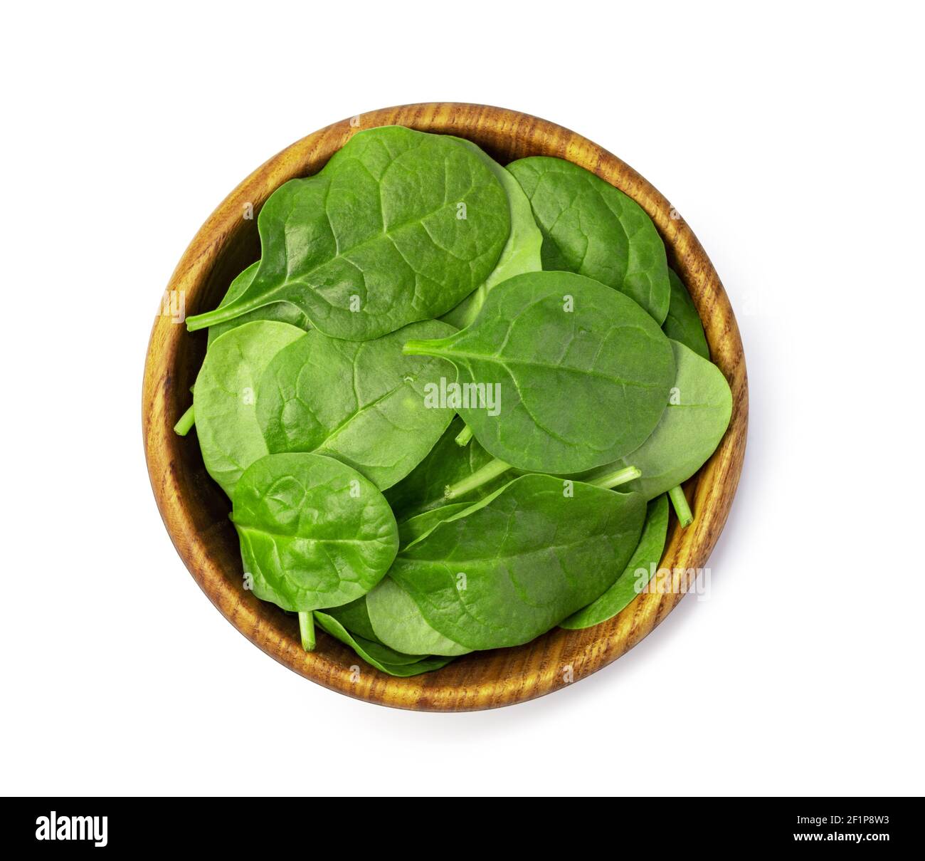 Spinach leaves Stock Photo