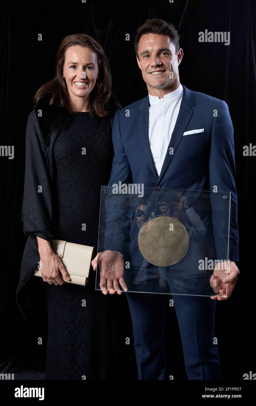 Honor Carter (his wife) and Dan CARTER (Grand Prix de l Academie