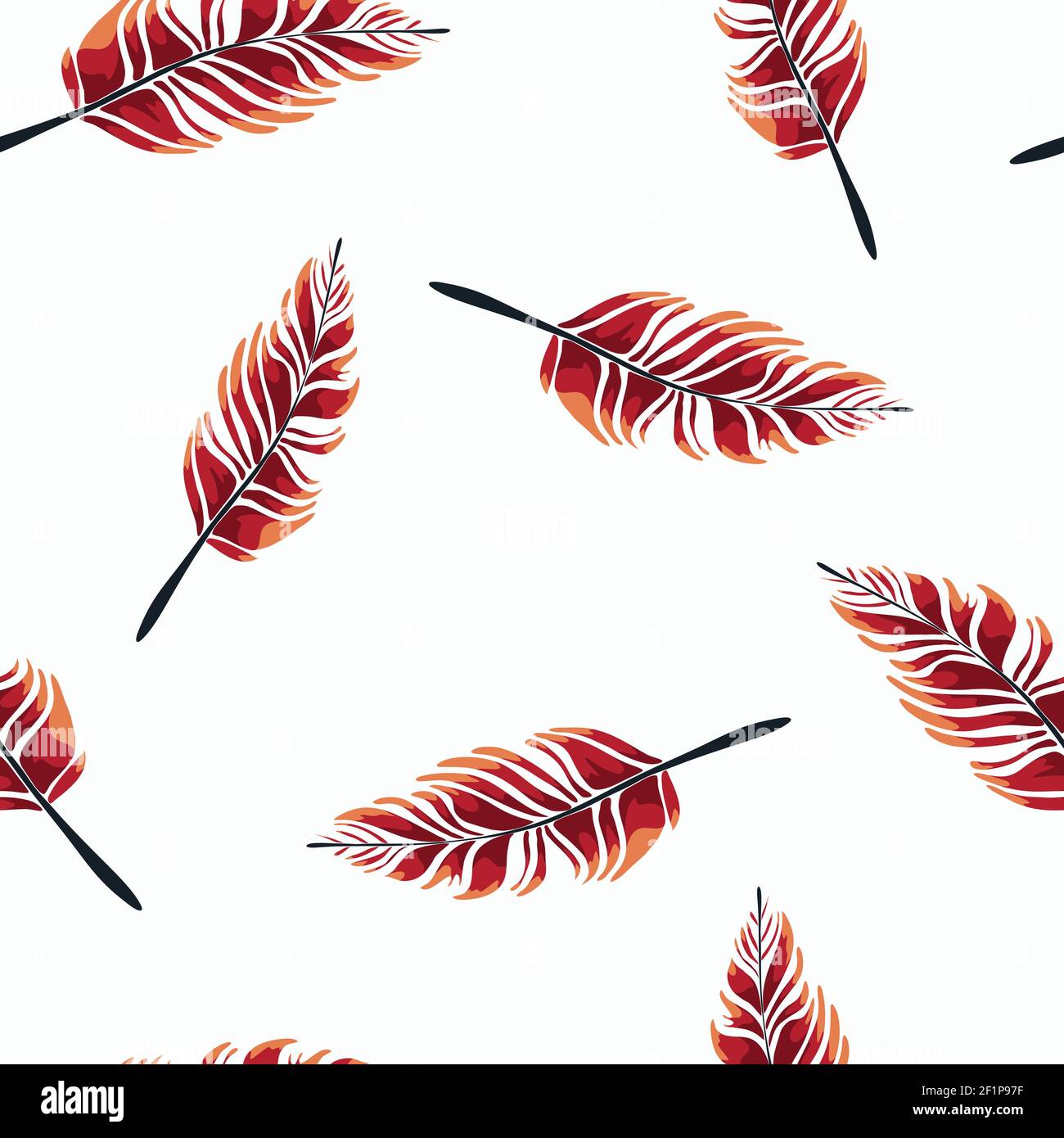Feather Pattern Wallpaper