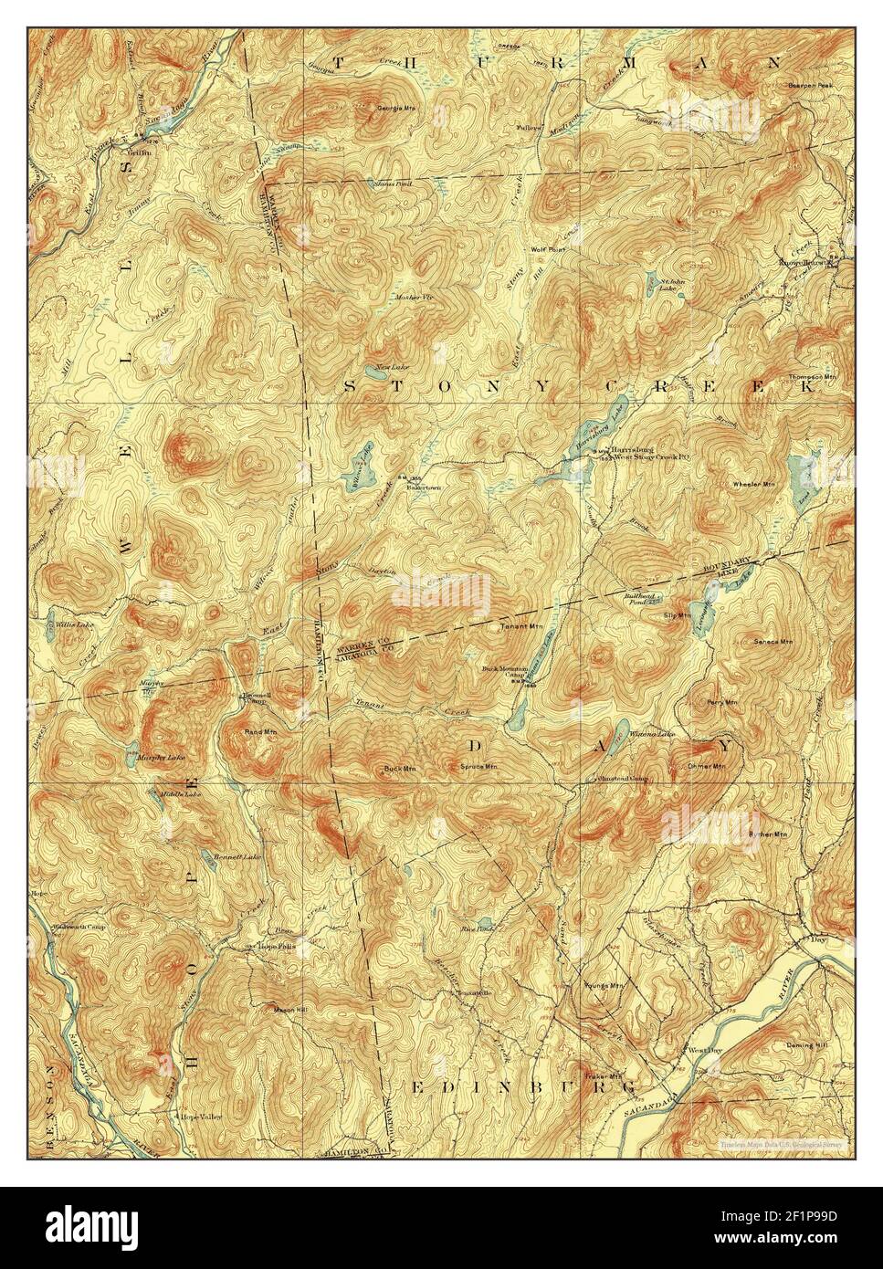 Map of stony creek hires stock photography and images Alamy