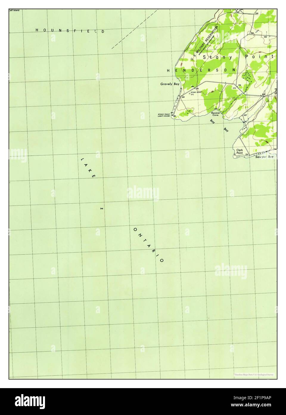 Stony Point, New York, map 1942, 131680, United States of America by