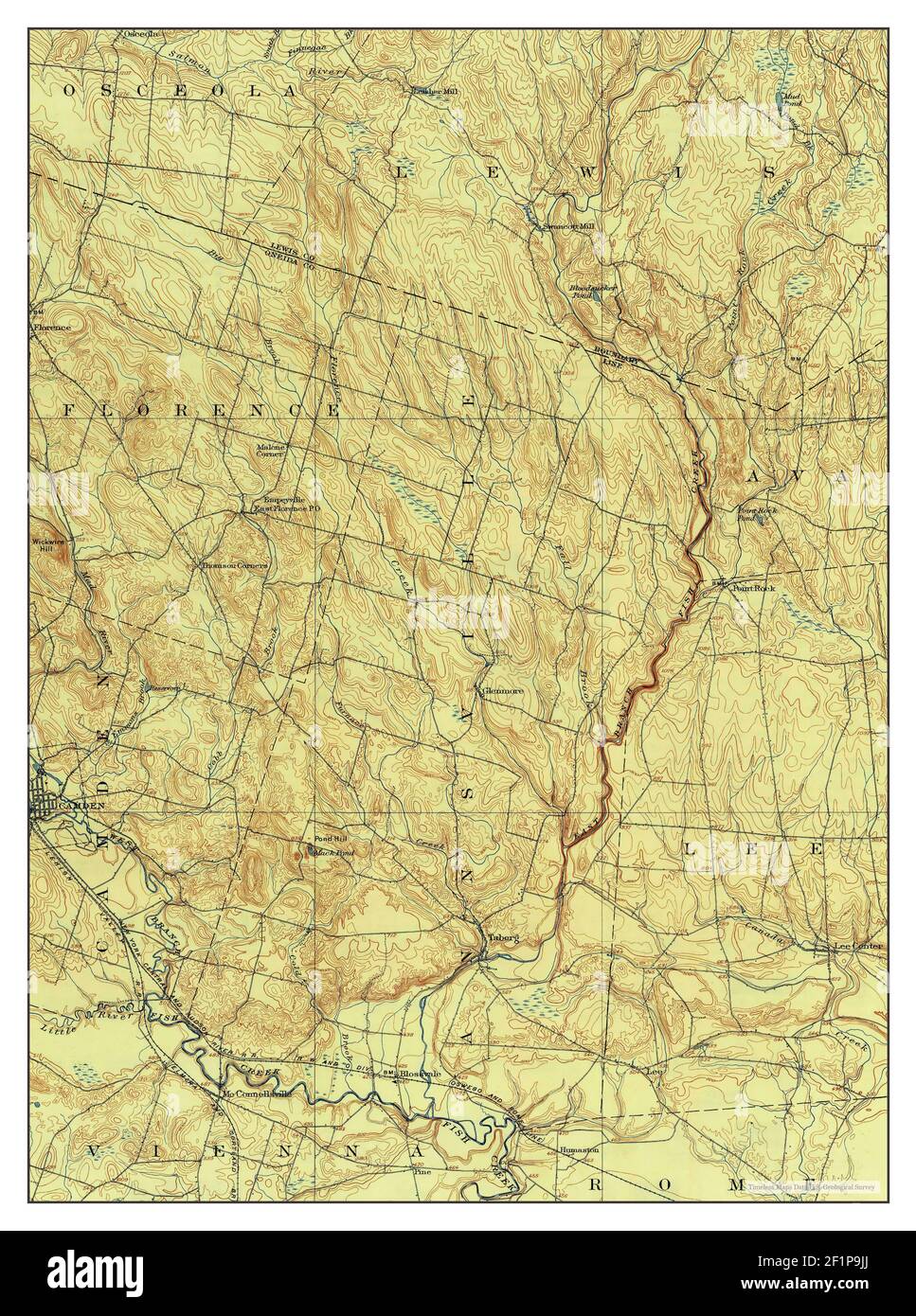 Taberg, New York, map 1905, 1:62500, United States of America by Timeless Maps, data U.S ...