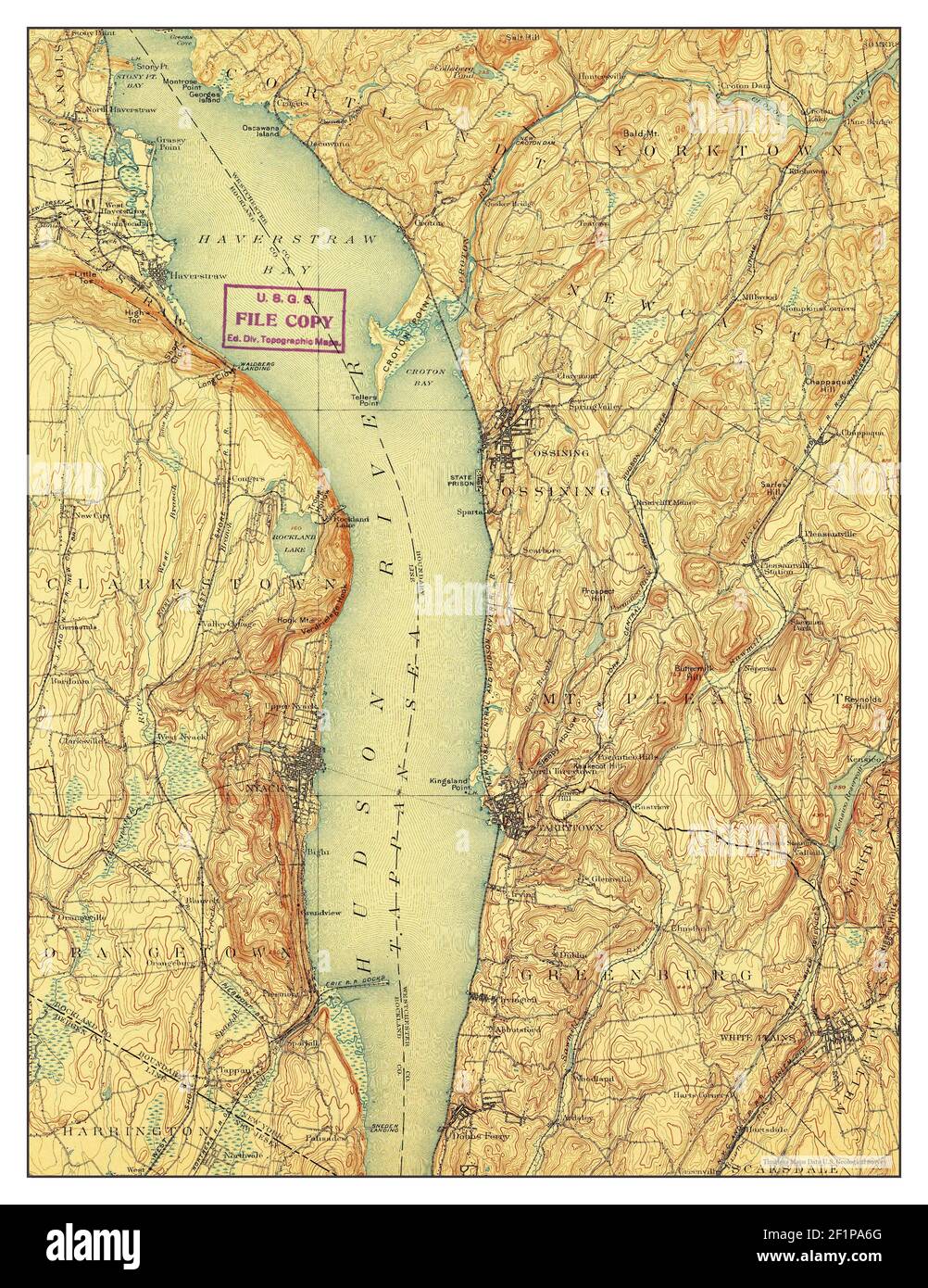 Tarrytown new york map hires stock photography and images Alamy