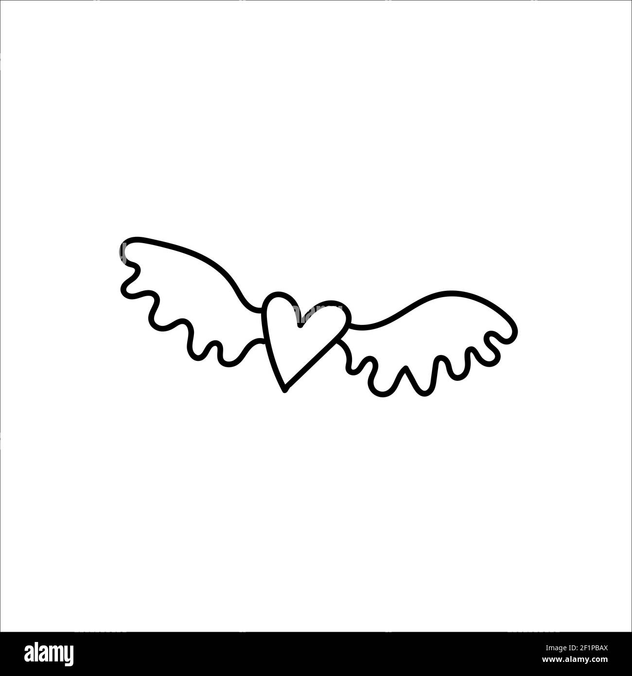 How To Draw A Beautiful Heart With Wings