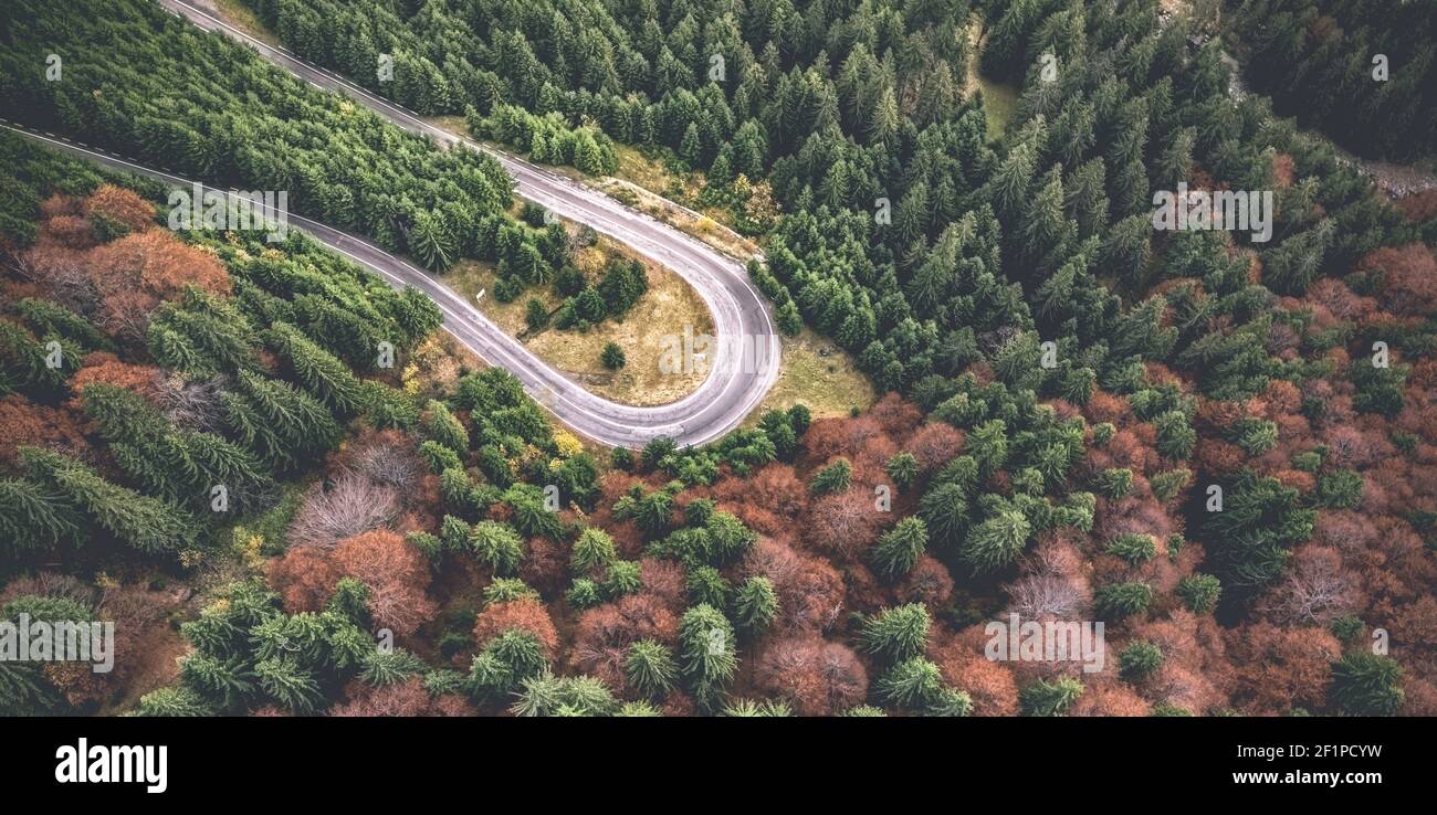 Panoramic paved road hi-res stock photography and images - Alamy