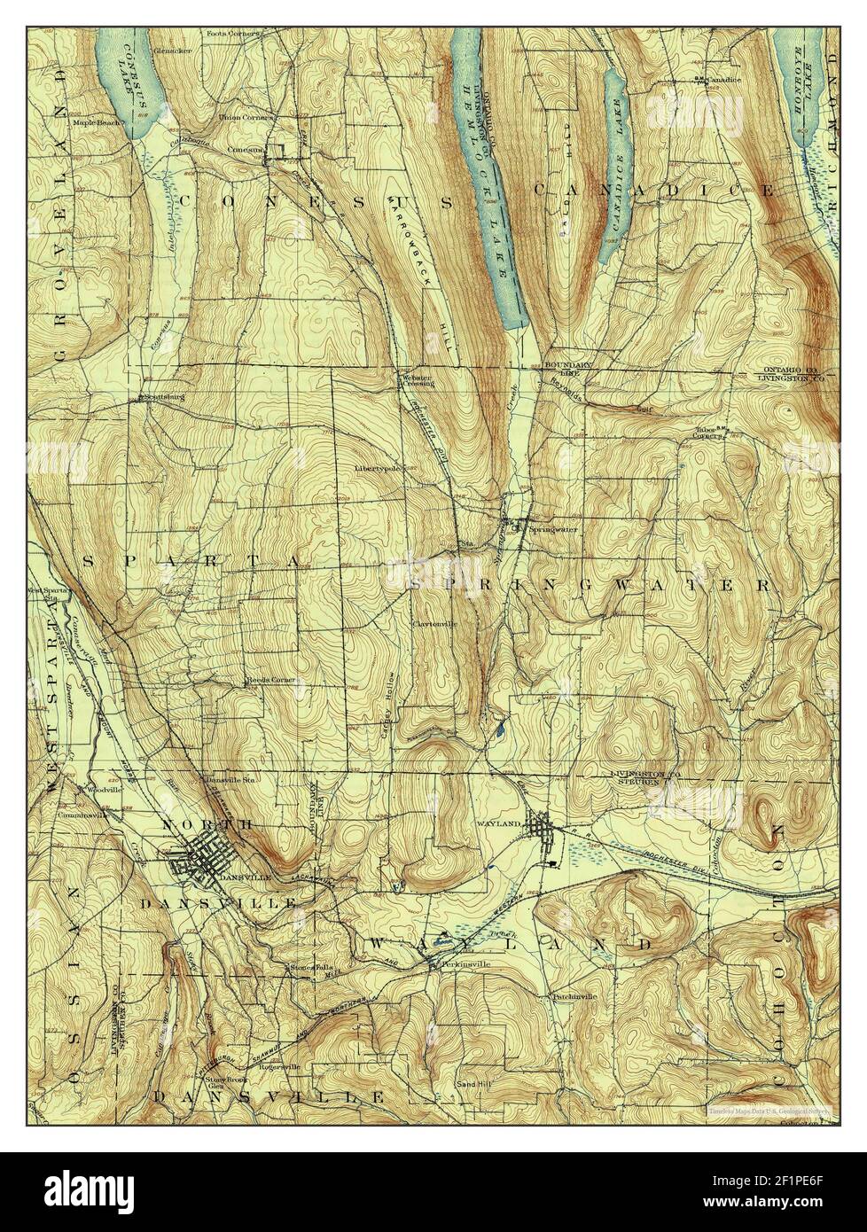 Map of wayland Cut Out Stock Images & Pictures Alamy