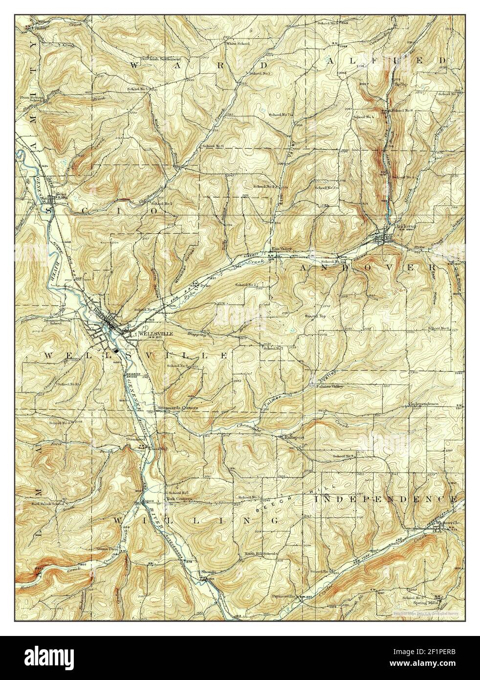 Wellsville new york map Cut Out Stock Images & Pictures Alamy