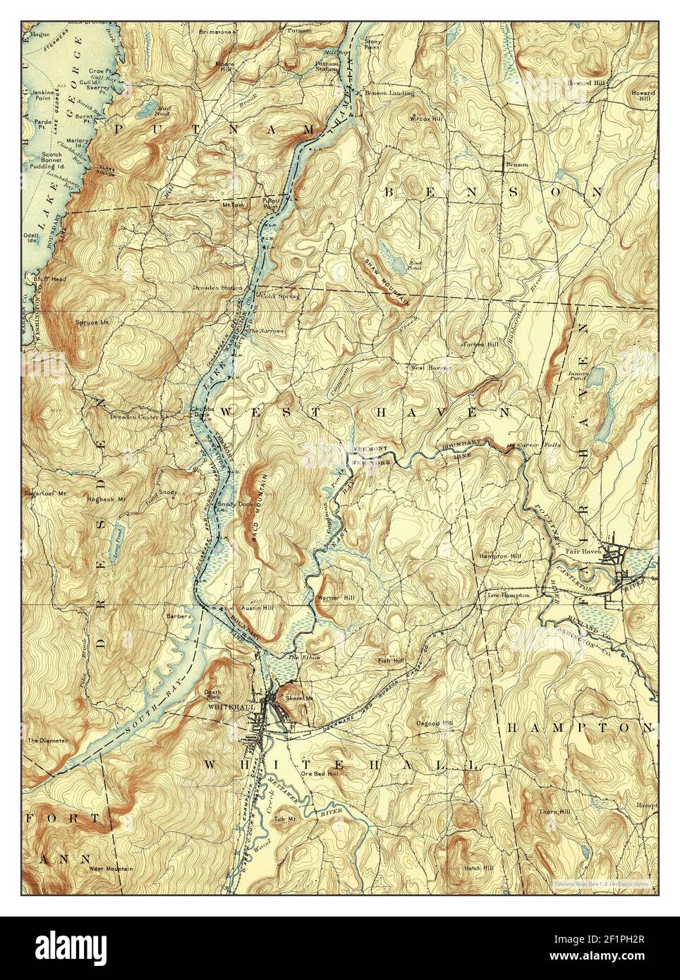 Map of whitehall new york hires stock photography and images Alamy