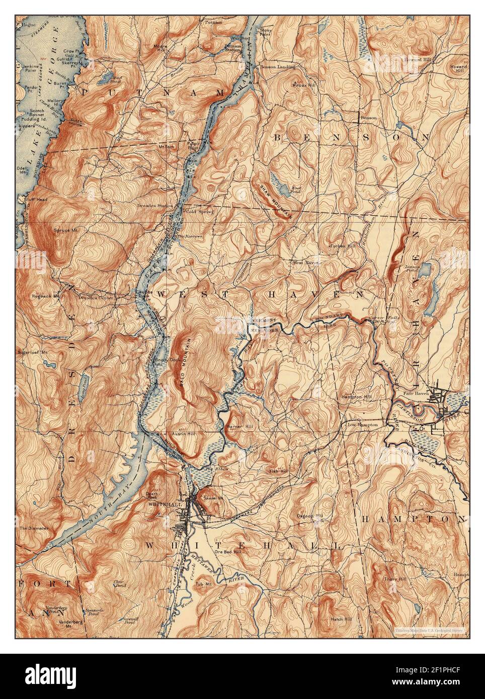 Map of whitehall new york hires stock photography and images Alamy
