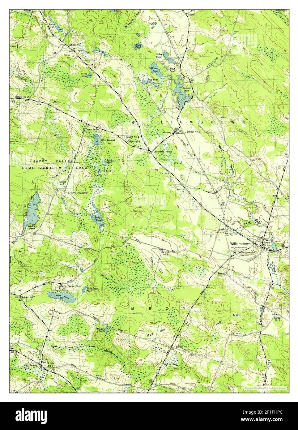 Map of williamstown Cut Out Stock Images & Pictures Alamy