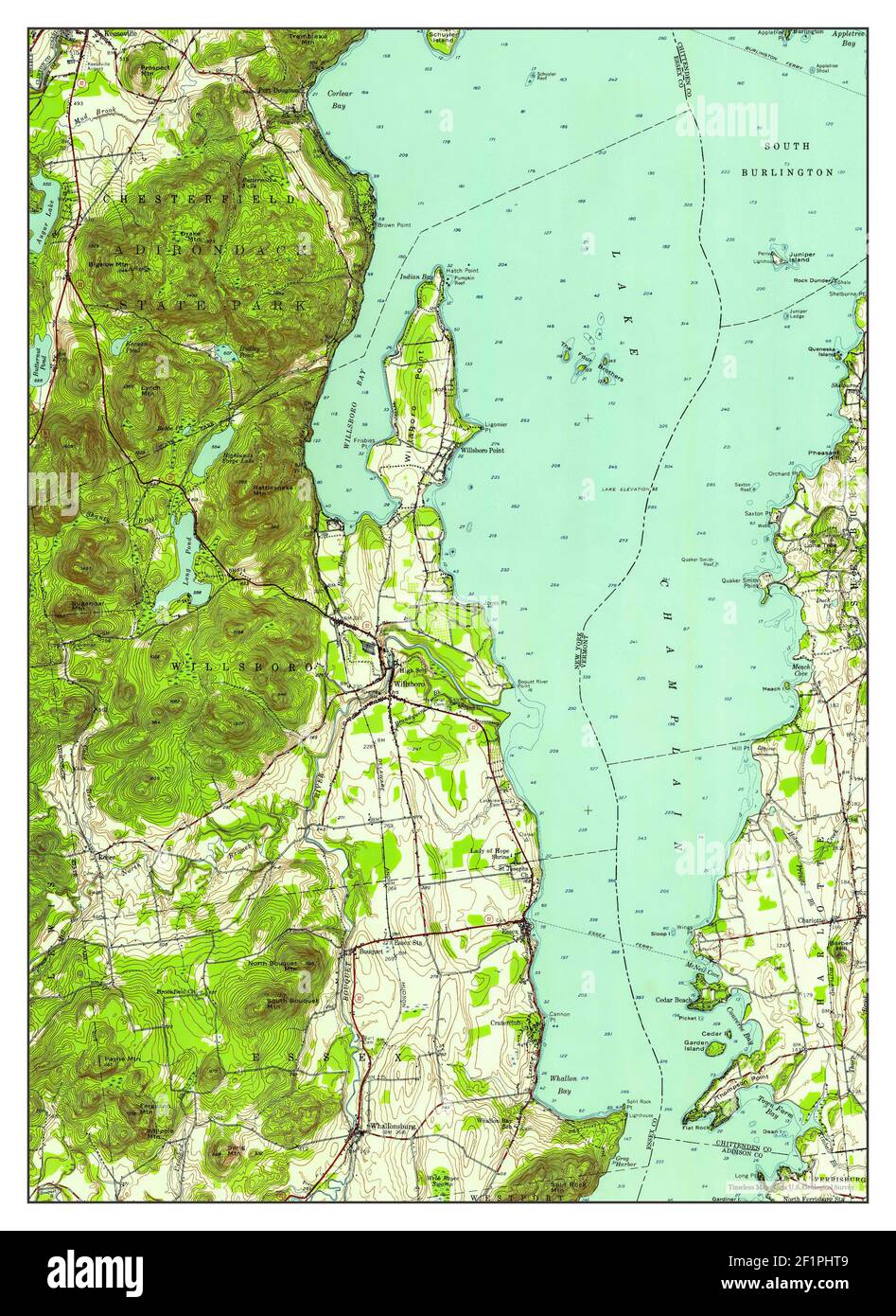 Willsboro new york map Cut Out Stock Images & Pictures Alamy