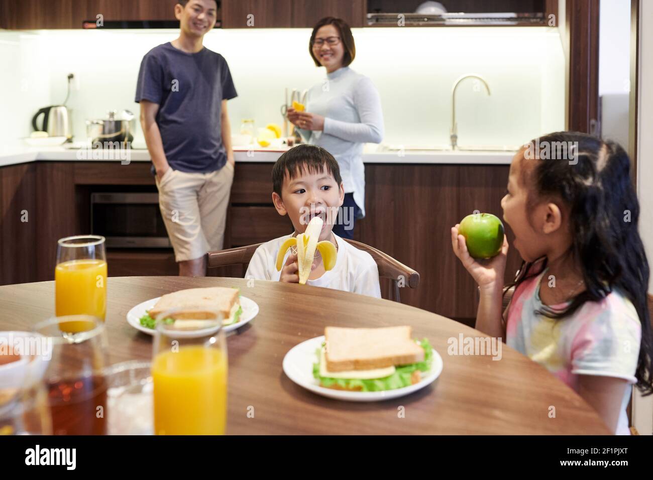 Meal food fruits girl healthy food interior hires stock photography