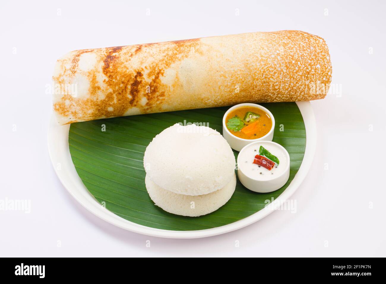 Ghee roast Dosa and Idlii, south indian main breakfast item which is