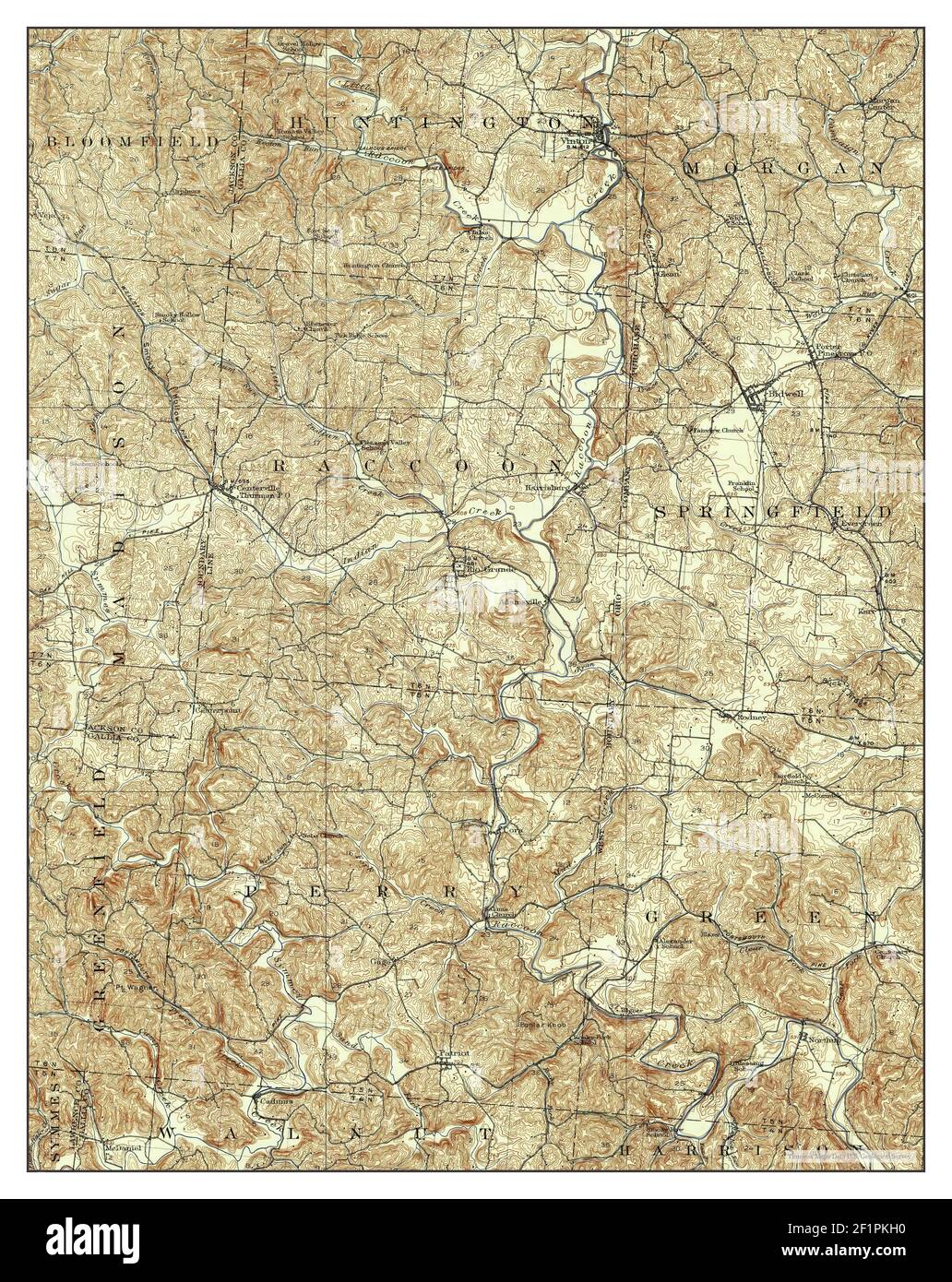 Bidwell ohio map Cut Out Stock Images & Pictures Alamy