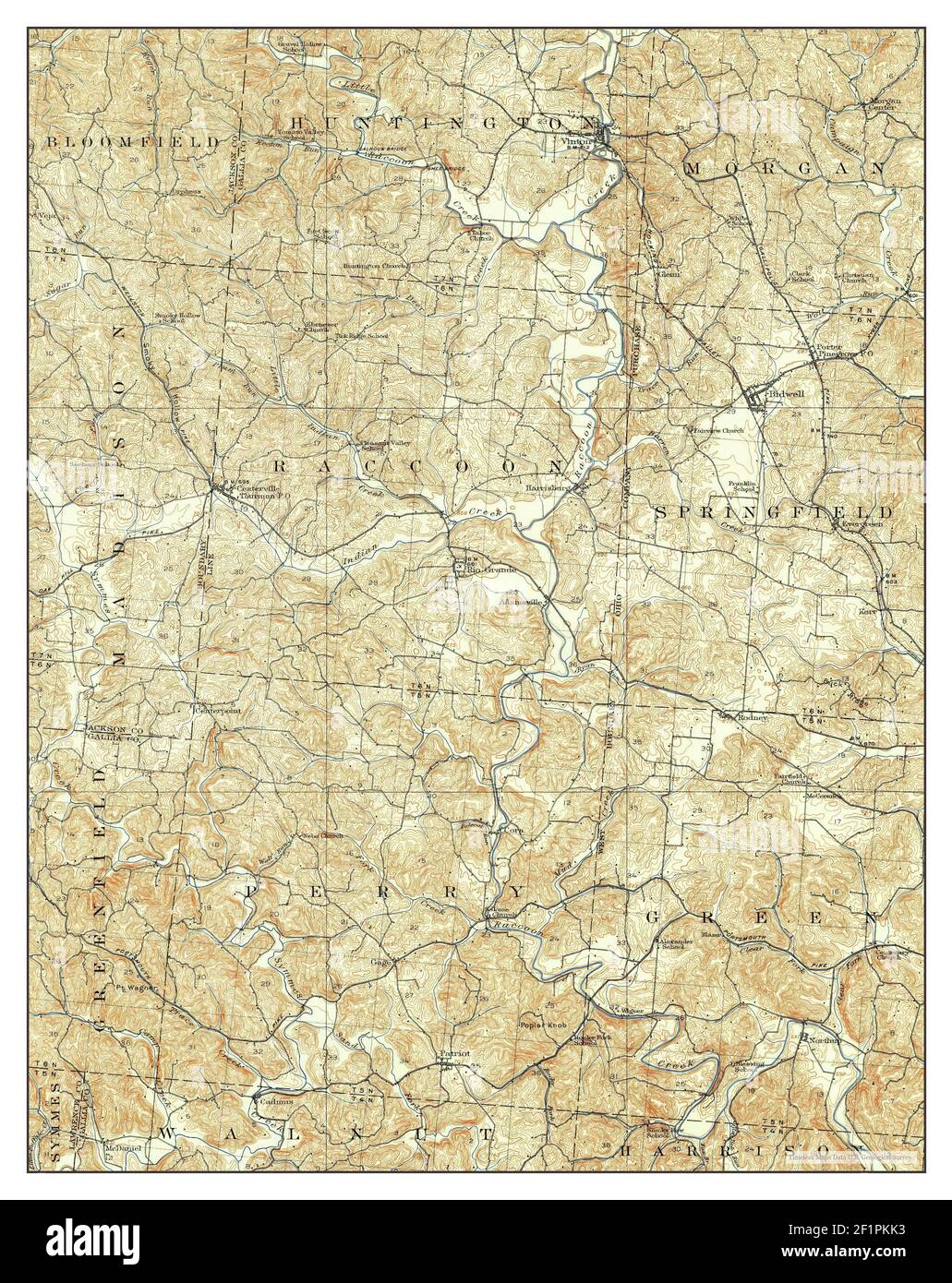 Map of bidwell ohio hires stock photography and images Alamy