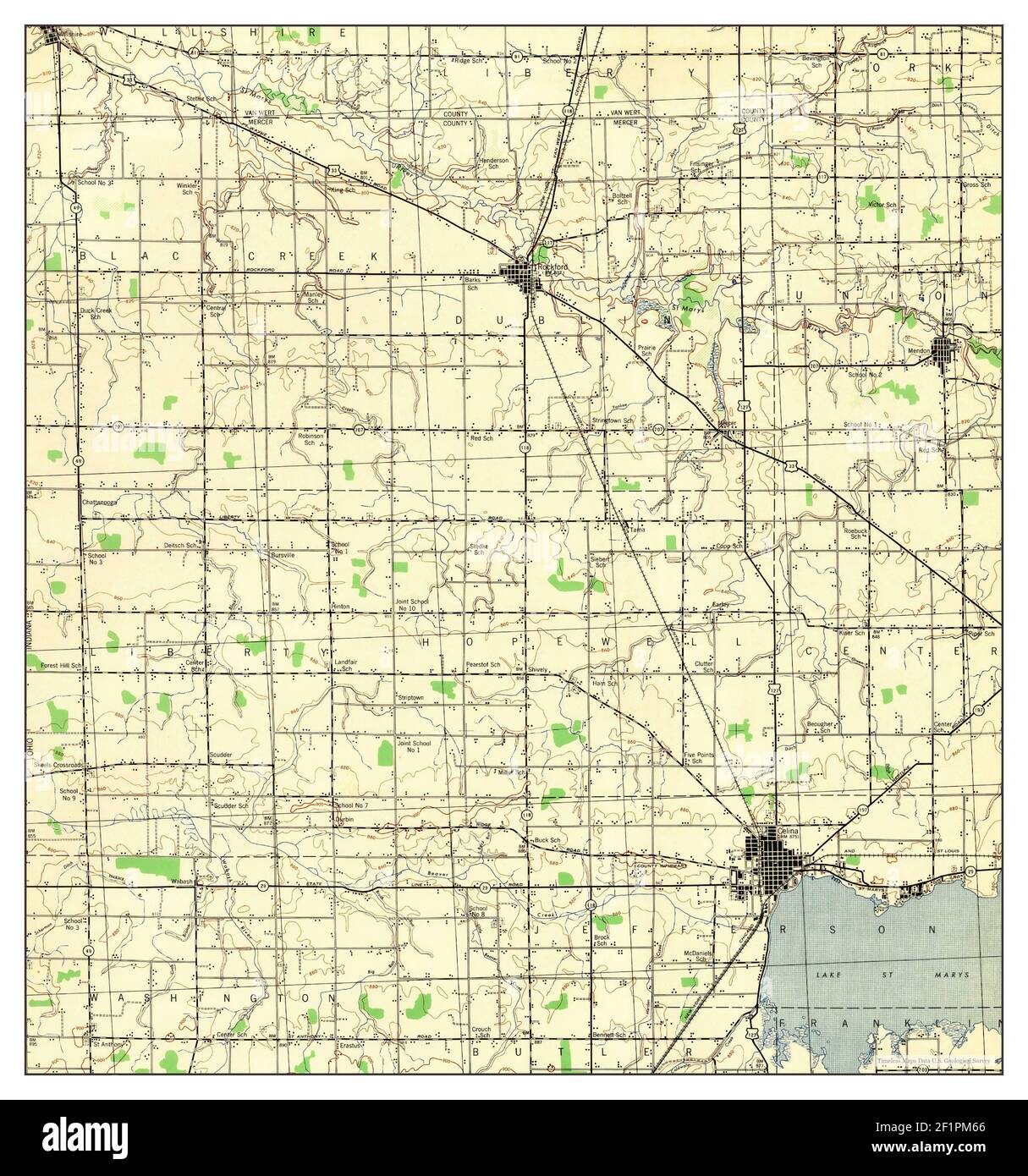 Map Of Celina Ohio Celina, Ohio, Map 1944, 1:62500, United States Of America By Timeless Maps,  Data U.s. Geological Survey Stock Photo - Alamy